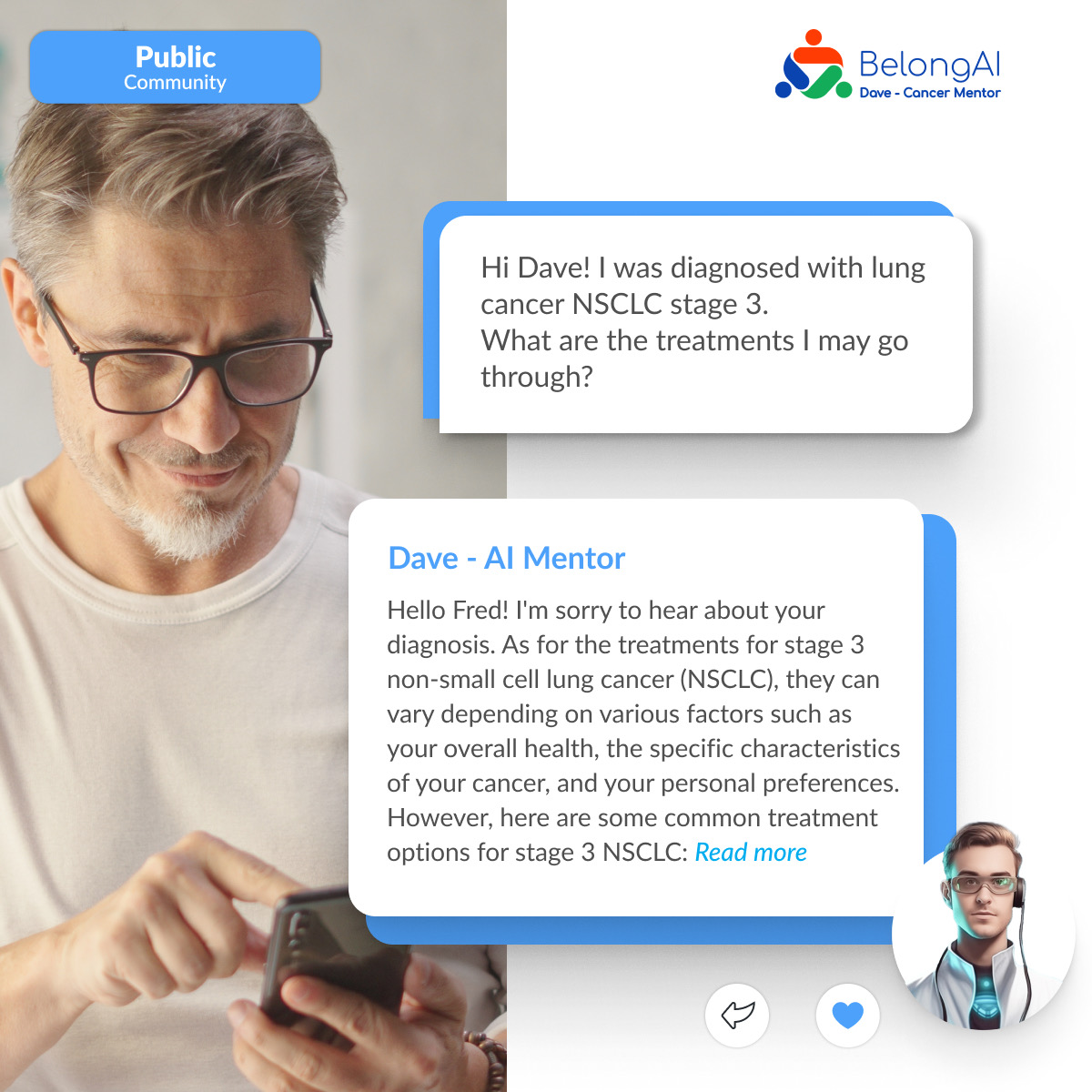 Belong.Life Launches Conversational AI Cancer Mentor -