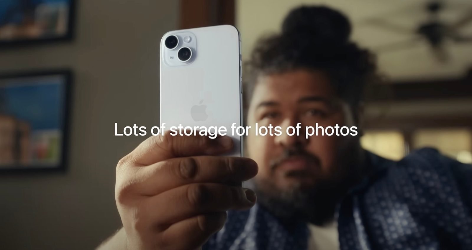 Apple's newest iPhone 15 ad says you'll never have to delete your photos