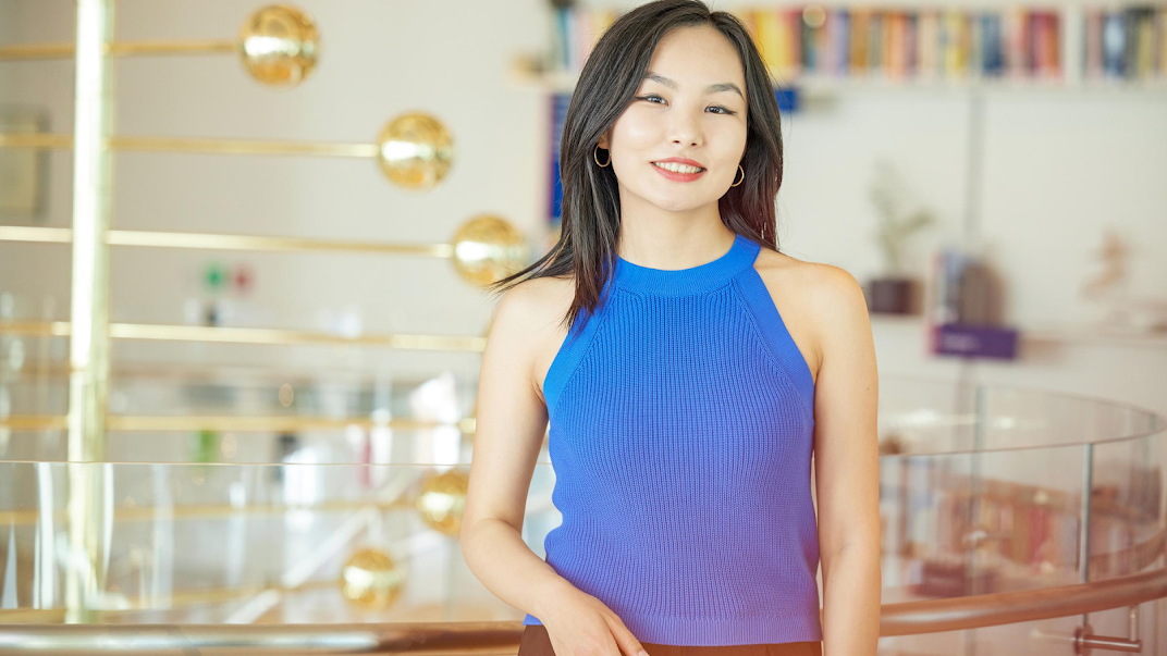 Portrait photo of Aliya Rysbek, a software engineer on the Platform team.