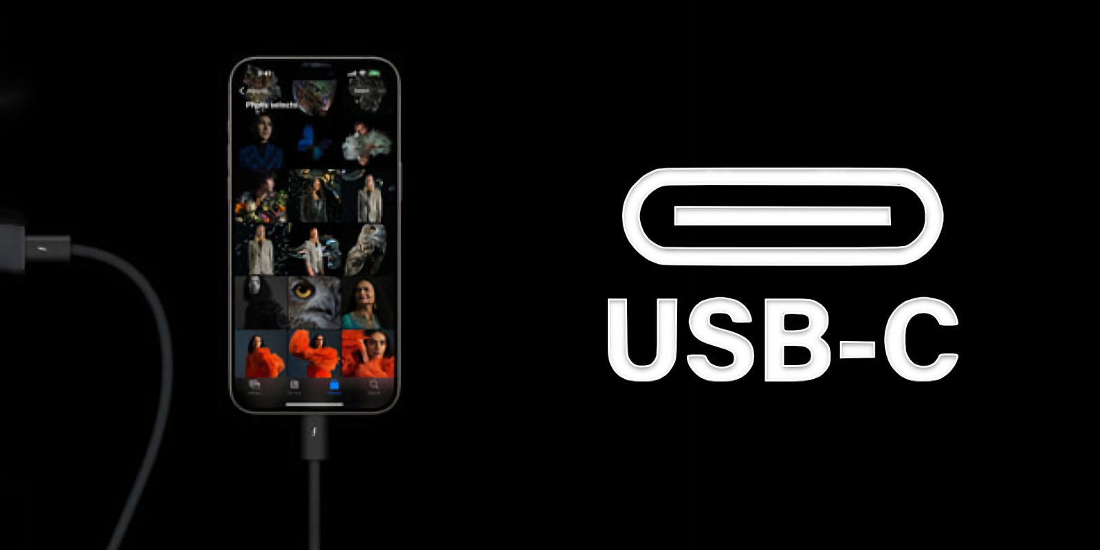 What can you connect to the iPhone 15 with USB-C?