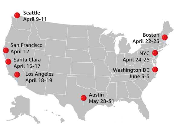 Generative AI roadshow in North America with AWS and Hugging Face